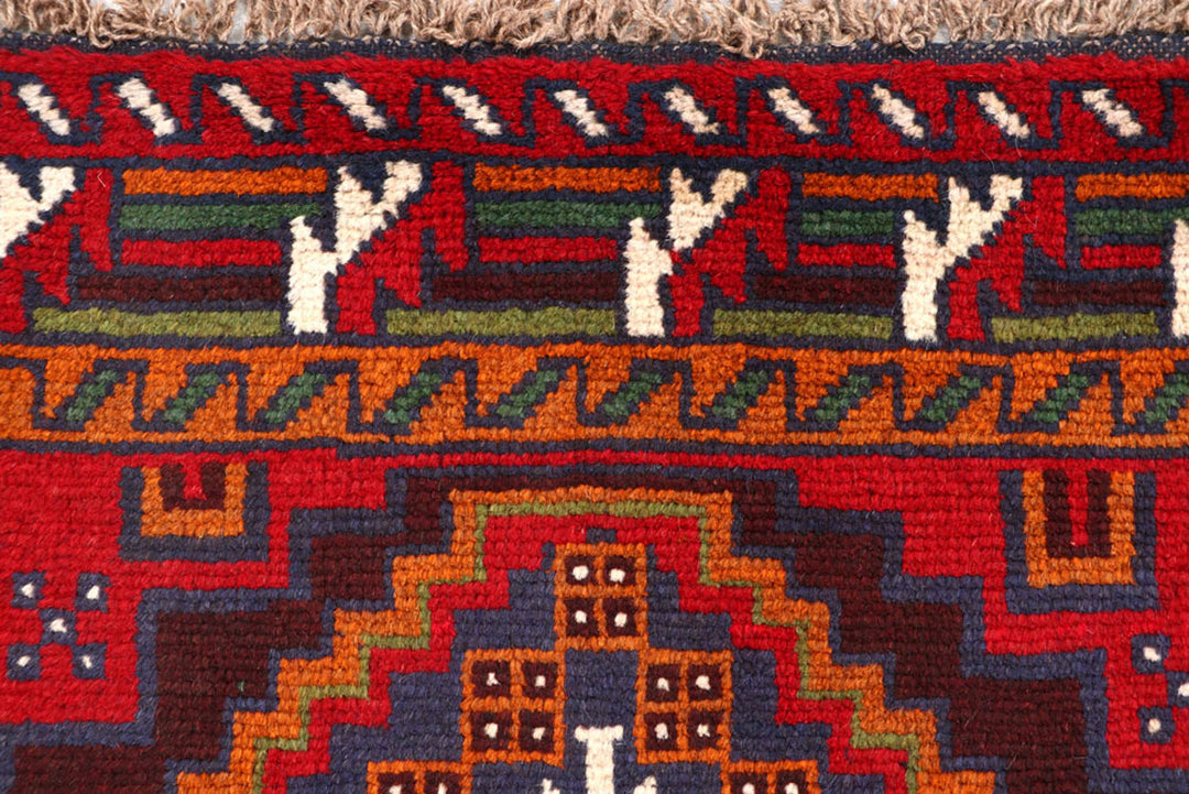 Firebrick Baluchi 3' 5 x 6' 4 - No. 62299