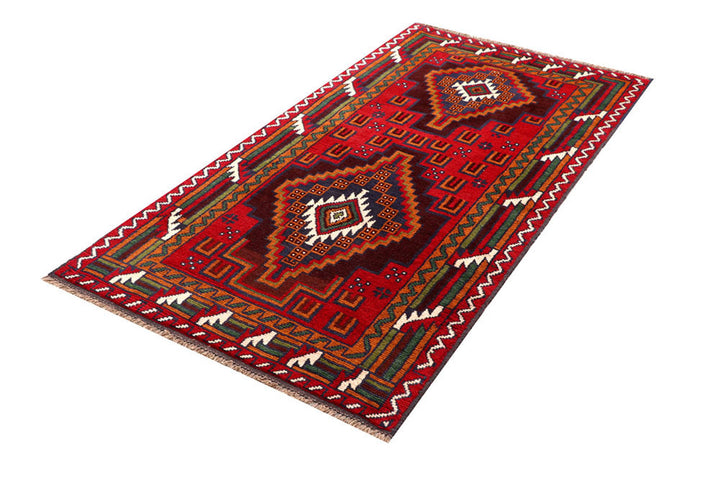 Firebrick Baluchi 3' 5 x 6' 4 - No. 62299