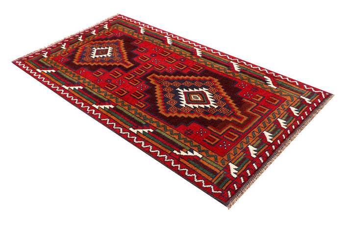 Firebrick Baluchi 3' 5 x 6' 4 - No. 62299