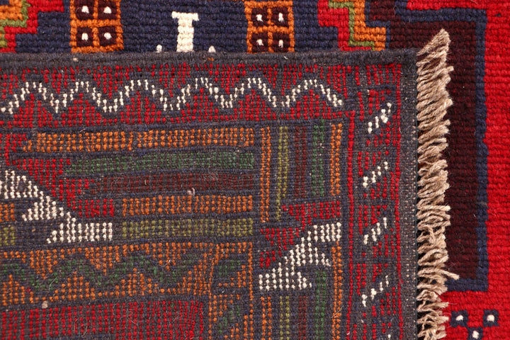 Firebrick Baluchi 3' 5 x 6' 4 - No. 62299