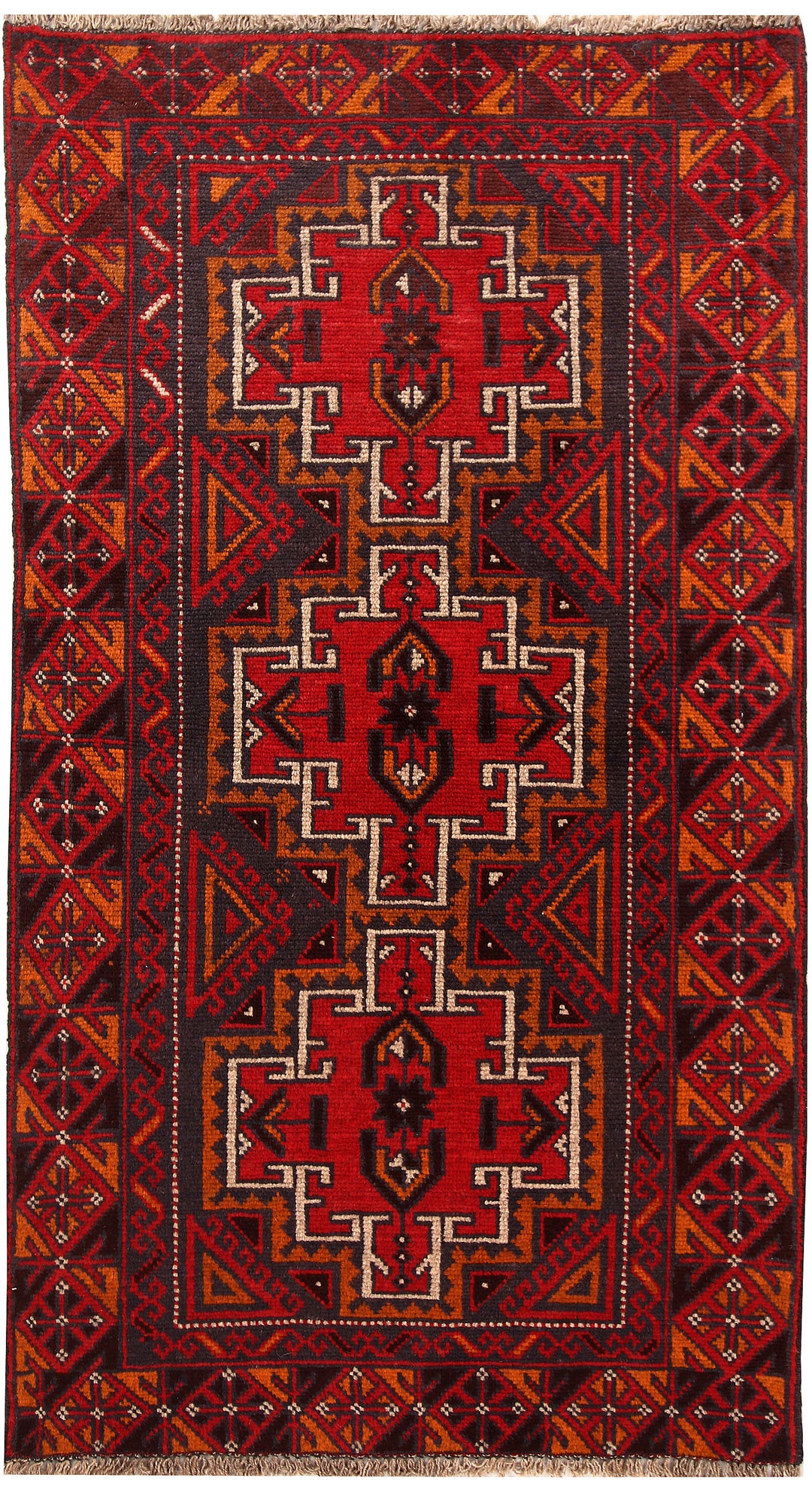 Dark Blue Baluchi 3' 7 x 6' 3 - No. 62300 - ALRUG Rug Store
