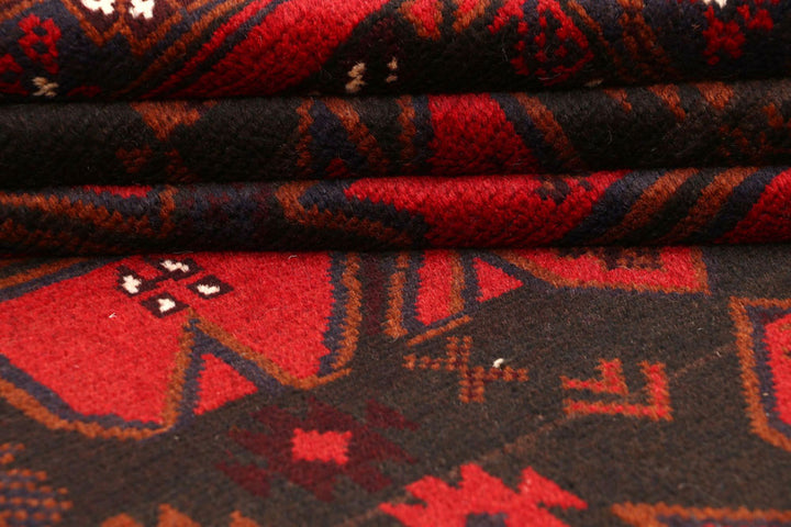 Black Baluchi 3' 7 x 6' 4 - No. 62319