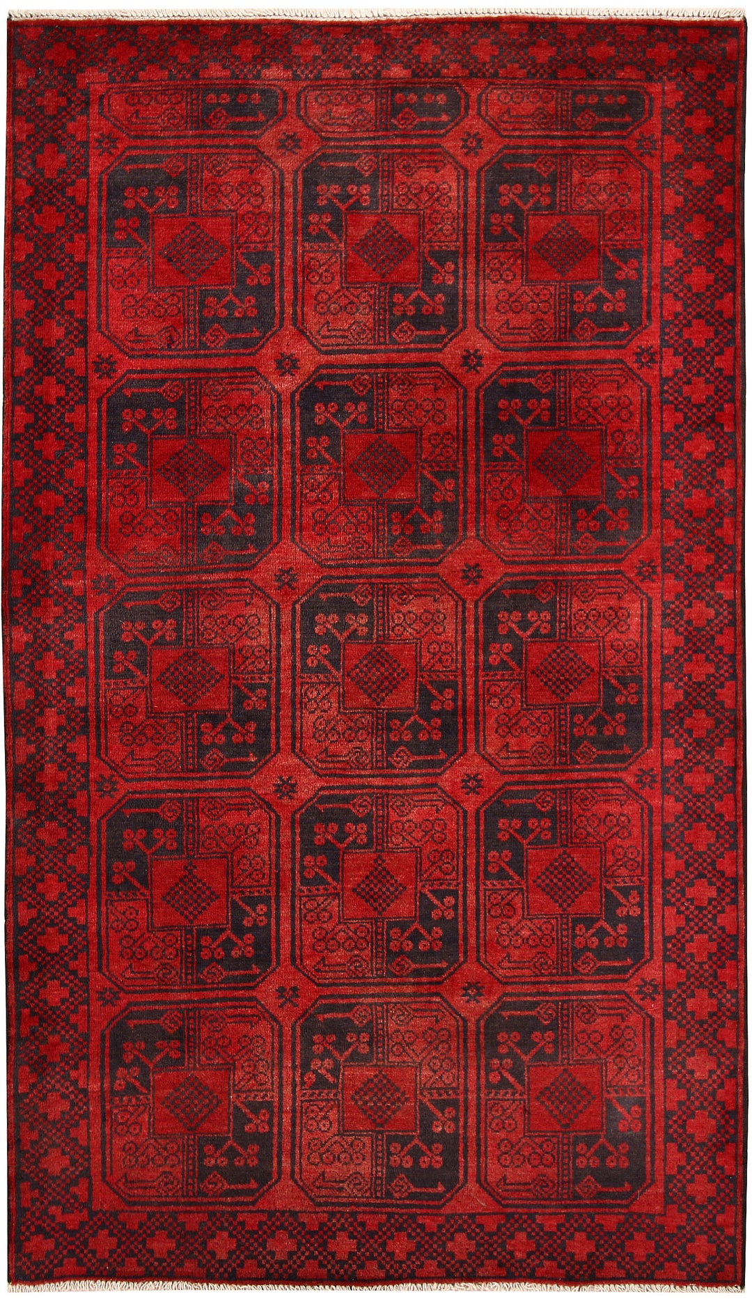 Firebrick Baluchi 3' 8 x 6' 5 - No. 62324 - ALRUG Rug Store