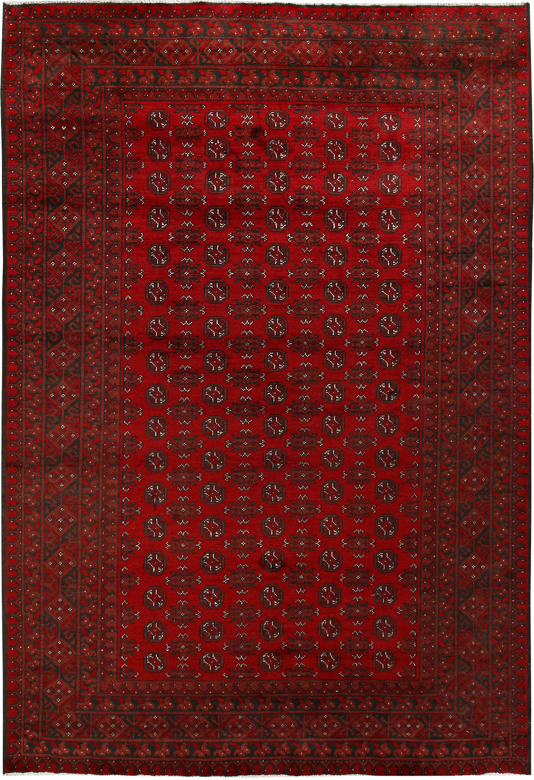 Firebrick Baluchi 6' 4 x 9' 4 - No. 62346 - ALRUG Rug Store
