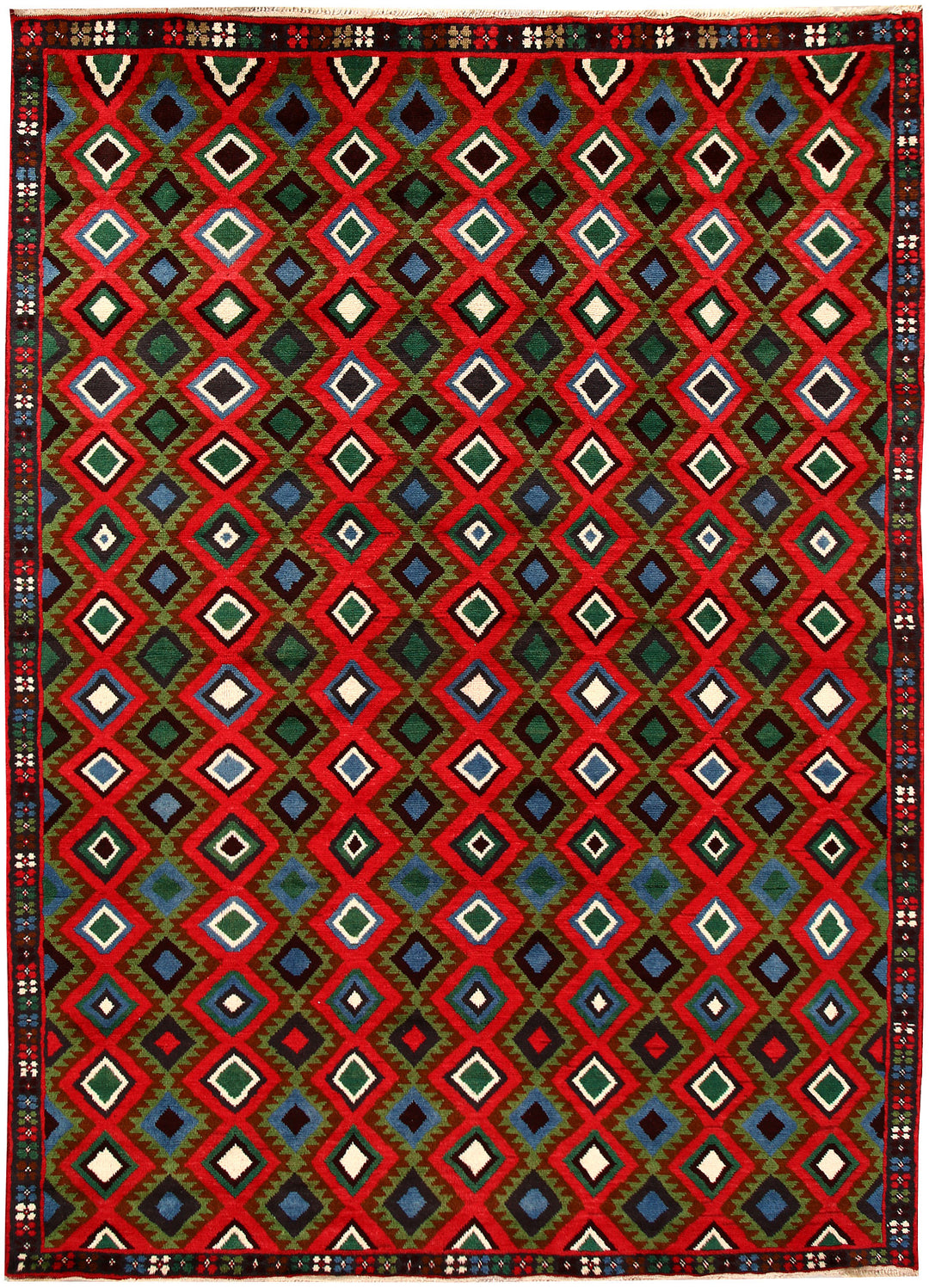 Multi Colored Baluchi 6' 11 x 9' 7 - No. 62349 - ALRUG Rug Store