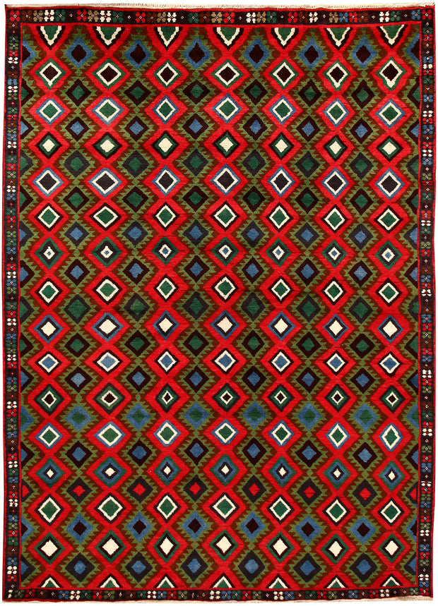 Multi Colored Baluchi 6' 11 x 9' 7 - No. 62349 - ALRUG Rug Store