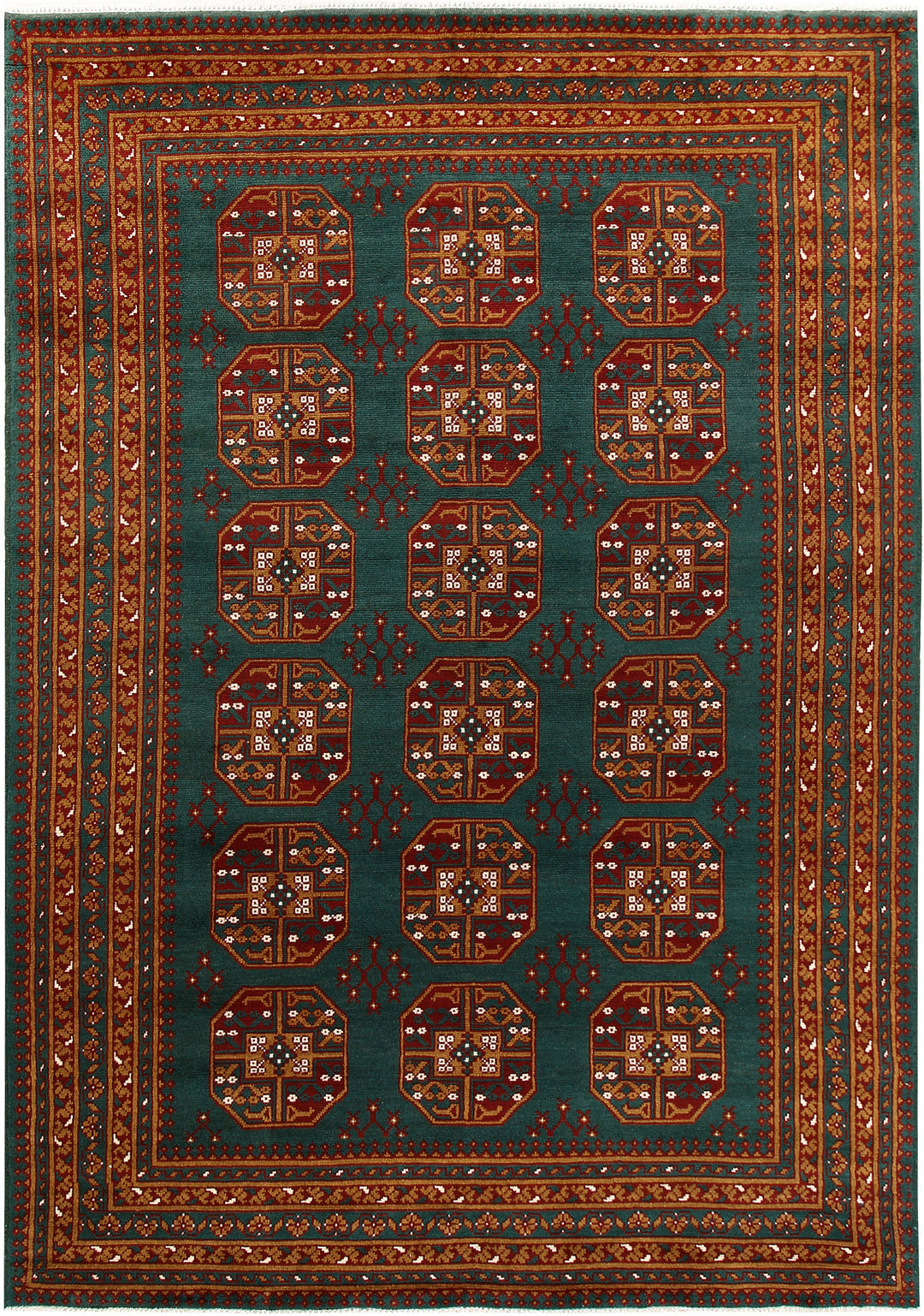 Teal Baluchi 6' 8 x 9' 6 - No. 62350 - ALRUG Rug Store