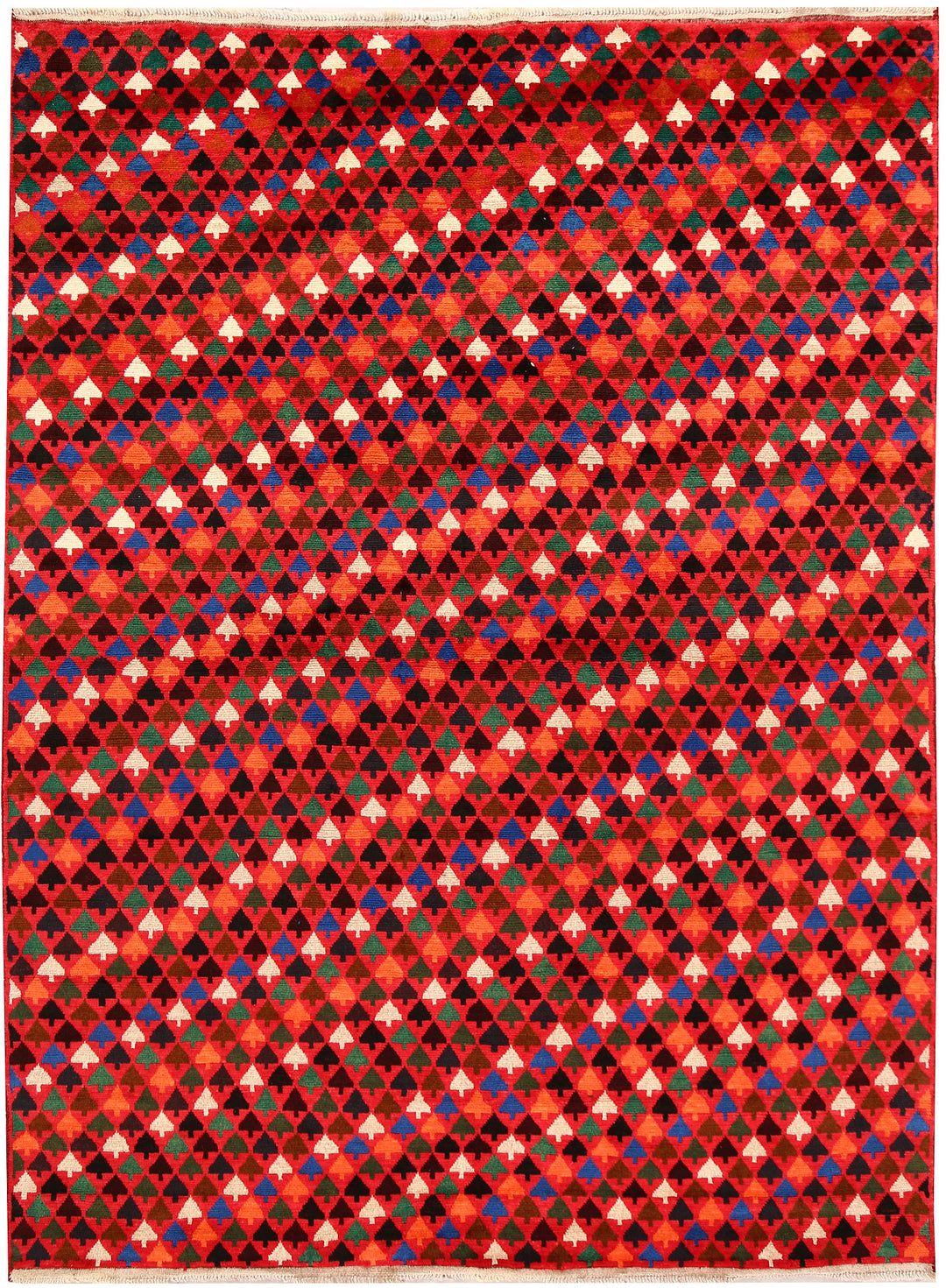 Red Baluchi 6' 9 x 9' 2 - No. 62352 - ALRUG Rug Store