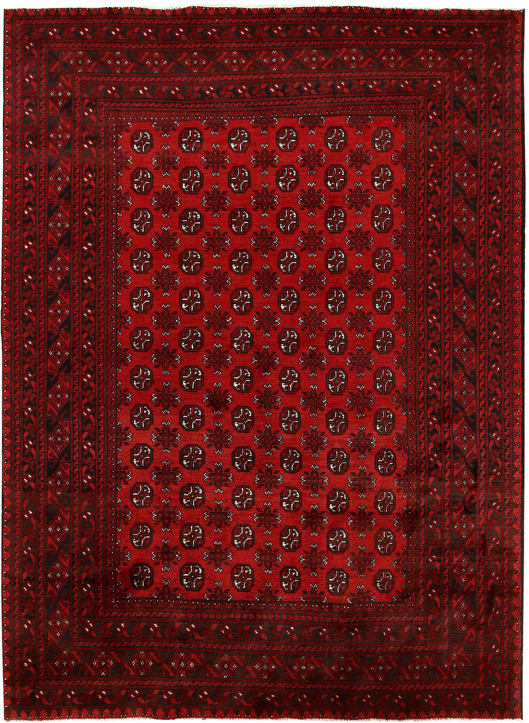 Firebrick Baluchi 6' 8 x 9' 2 - No. 62362 - ALRUG Rug Store