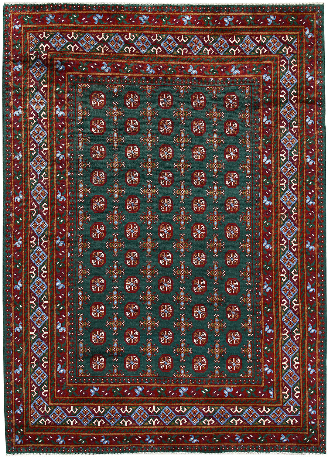 Teal Baluchi 6' 8 x 9' 3 - No. 62363 - ALRUG Rug Store