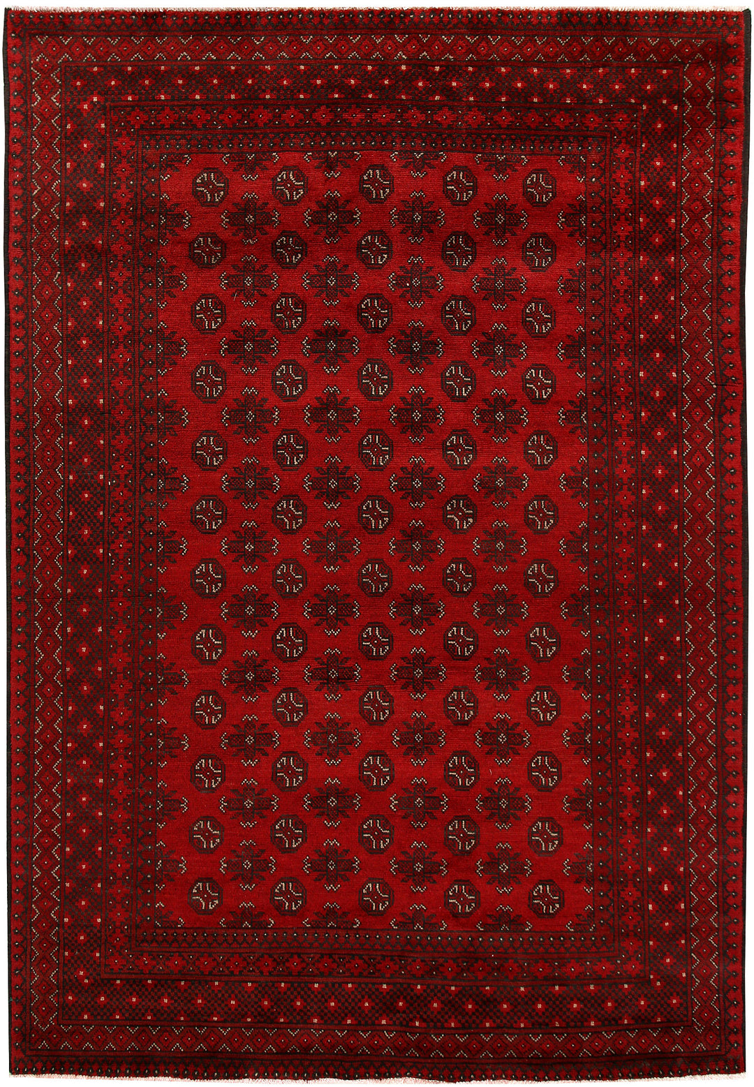 Dark Red Baluchi 6' 7 x 9' 5 - No. 62368 - ALRUG Rug Store