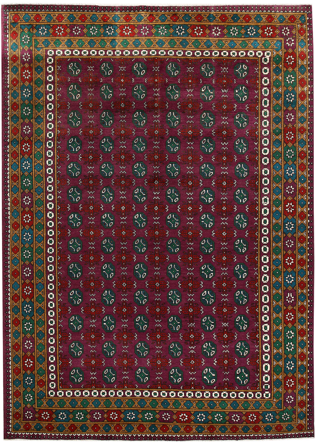 Purple Baluchi 6' 10 x 9' 7 - No. 62369 - ALRUG Rug Store