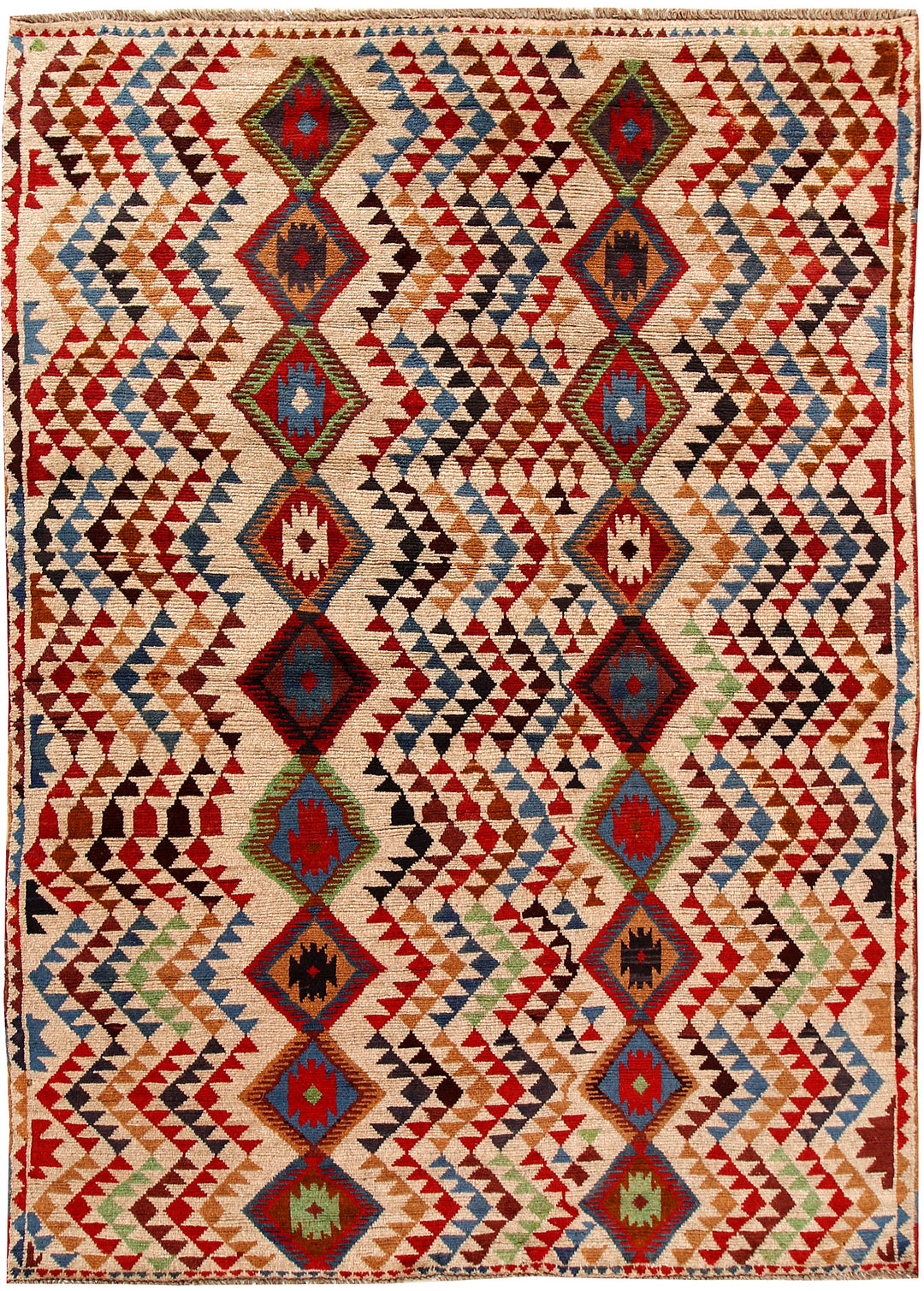Bisque Baluchi 5' 7 x 7' 9 - No. 62381 - ALRUG Rug Store