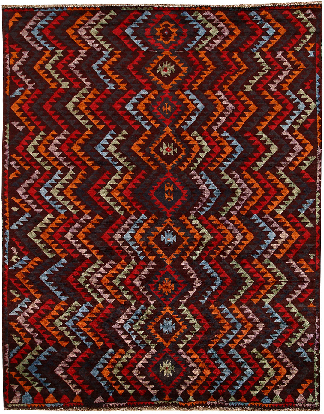 Multi Colored Baluchi 6' 1 x 7' 8 - No. 62389 - ALRUG Rug Store