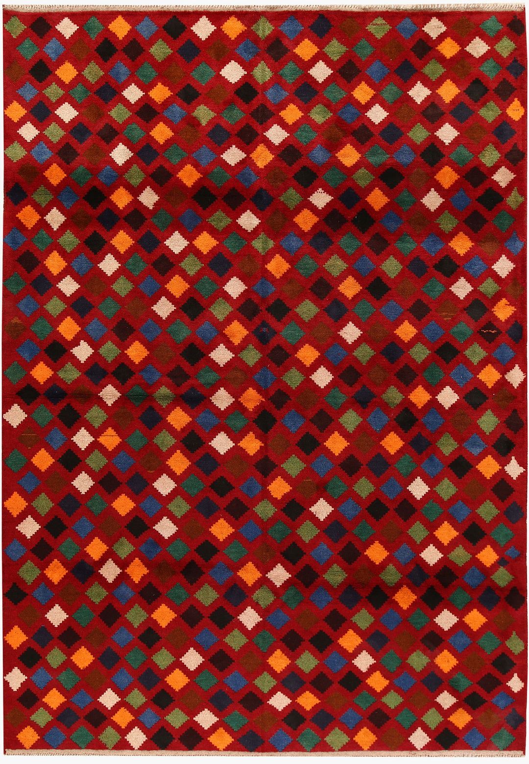 Firebrick Baluchi 6' 10 x 9' 9 - No. 62395 - ALRUG Rug Store