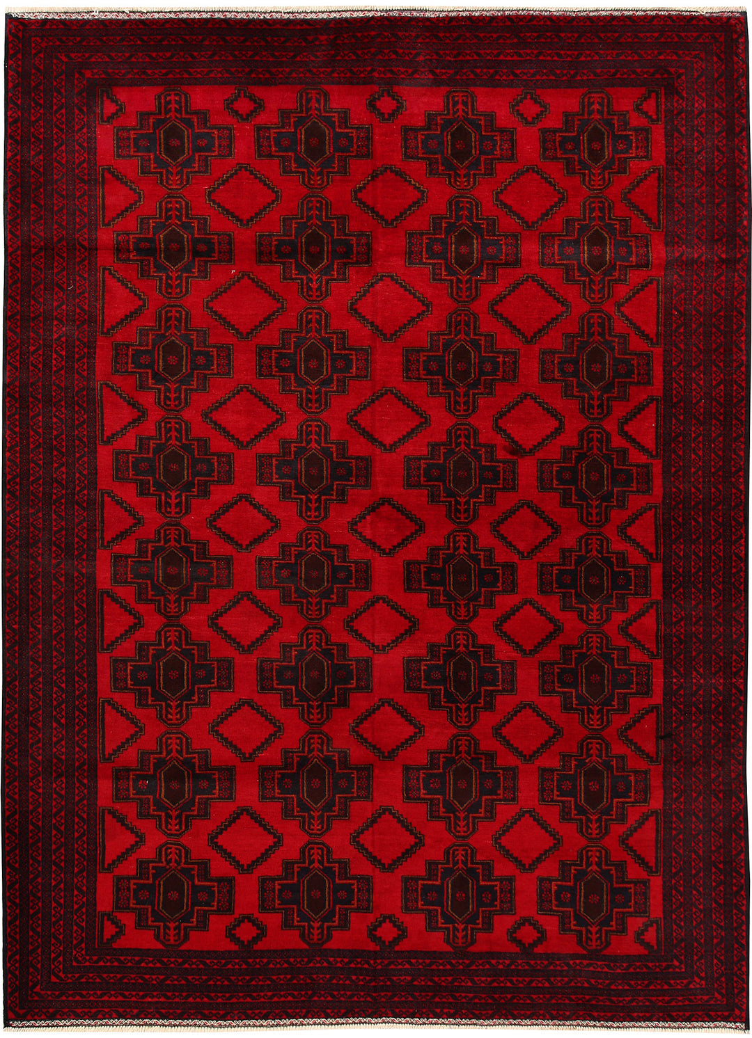 Firebrick Baluchi 6' 11 x 9' 5 - No. 62396 - ALRUG Rug Store