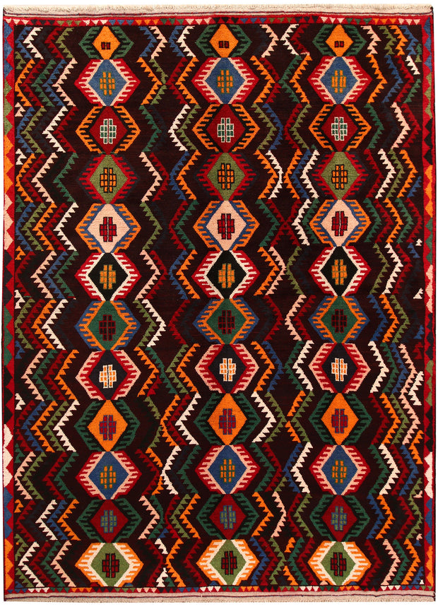 Multi Colored Baluchi 6' 9 x 9' 1 - No. 62411 - ALRUG Rug Store