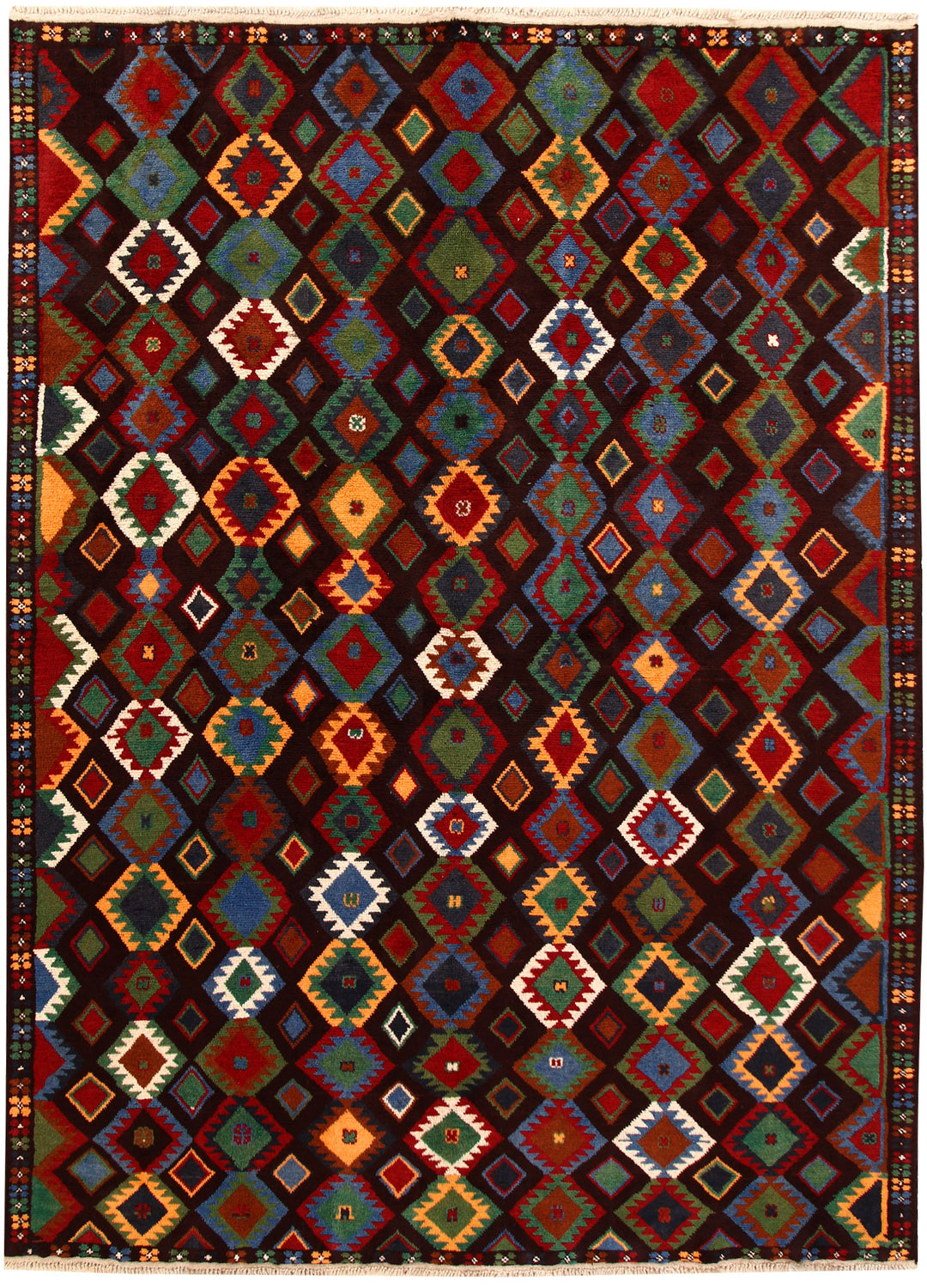 Maroon Baluchi 6' 8 x 9' 5 - No. 62413 - ALRUG Rug Store