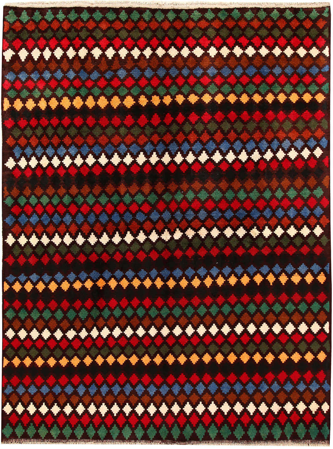 Multi Colored Baluchi 7' 1 x 9' 5 - No. 62415 - ALRUG Rug Store