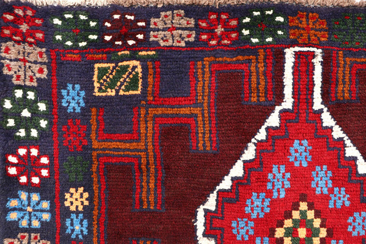 Dark Blue Baluchi 3' 7 x 5' 11 - No. 62426