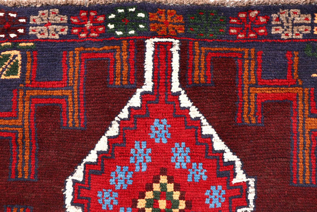 Dark Blue Baluchi 3' 7 x 5' 11 - No. 62426