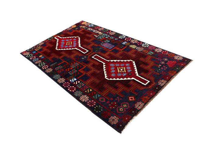 Dark Blue Baluchi 3' 7 x 5' 11 - No. 62426