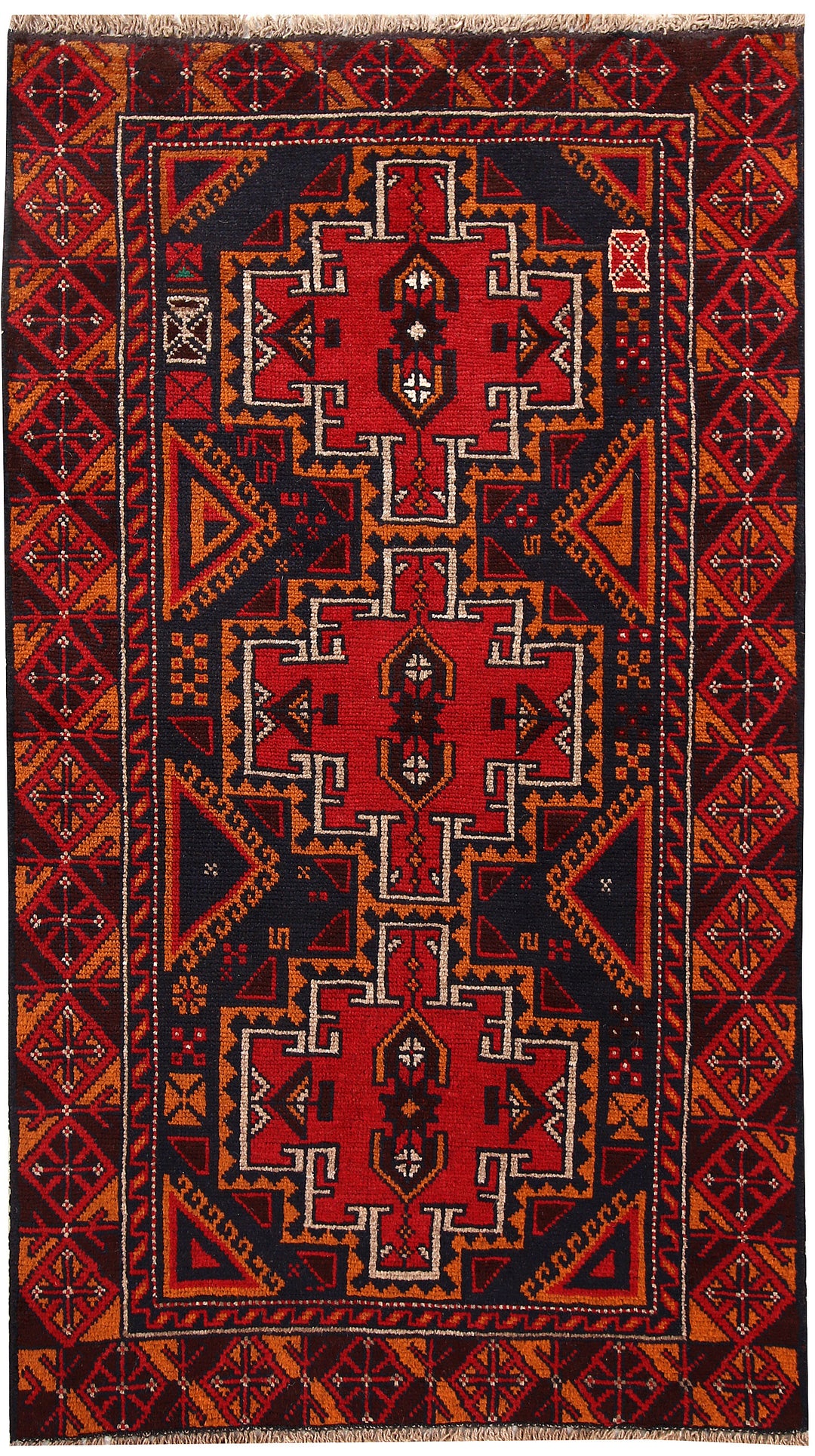 Dark Blue Baluchi 3' 6 x 6' 1 - No. 62431 - ALRUG Rug Store