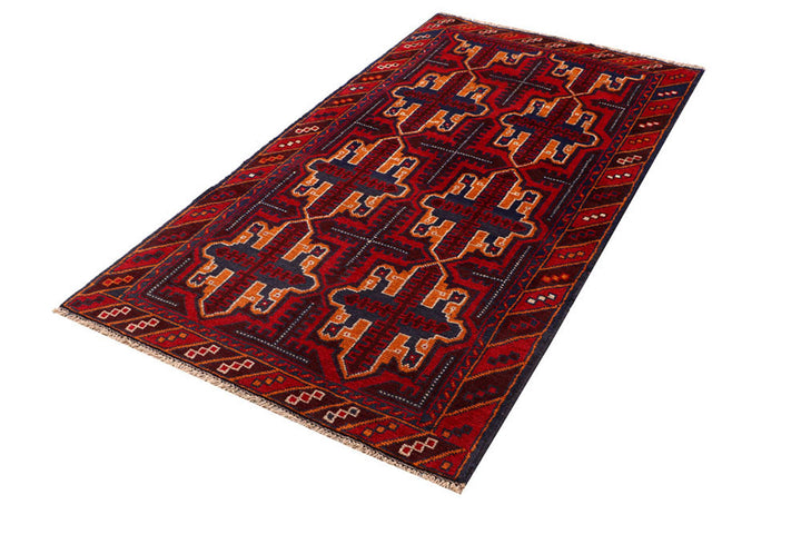 Firebrick Baluchi 3' 7 x 6' 3 - No. 62435