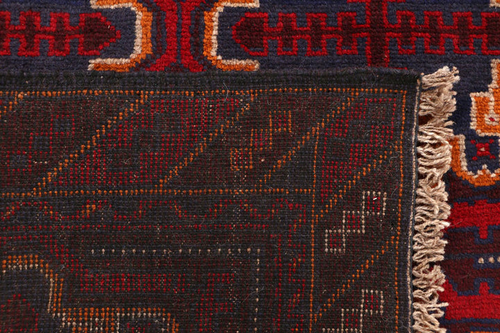 Firebrick Baluchi 3' 7 x 6' 3 - No. 62435