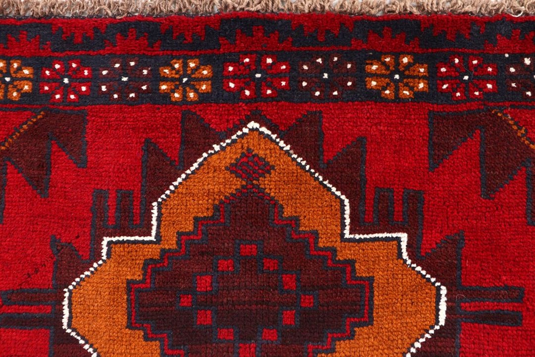 Firebrick Baluchi 3' 6 x 6' 4 - No. 62436