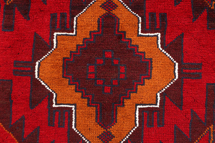 Firebrick Baluchi 3' 6 x 6' 4 - No. 62436