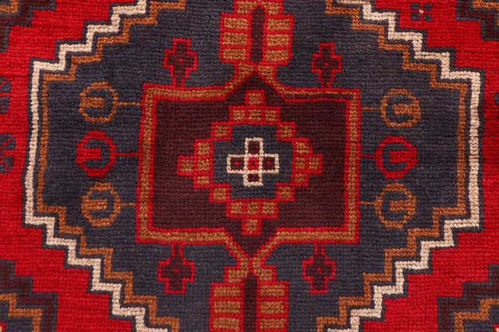 Firebrick Baluchi 3'  7" x 6'  7" - No. QA29166