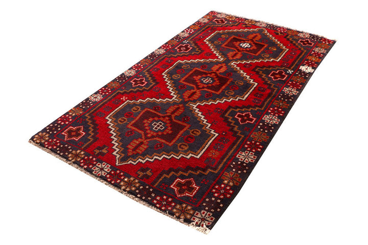 Firebrick Baluchi 3'  7" x 6'  7" - No. QA29166