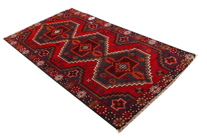 Firebrick Baluchi 3'  7" x 6'  7" - No. QA29166