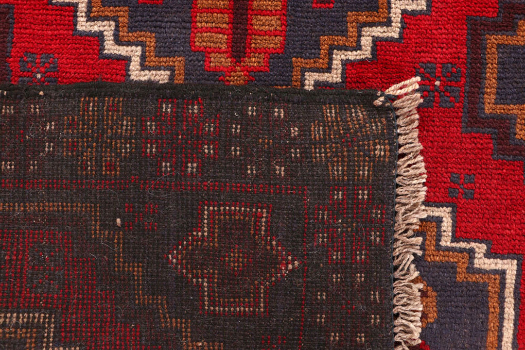 Firebrick Baluchi 3'  7" x 6'  7" - No. QA29166