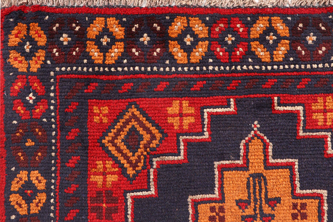 Firebrick Baluchi 3' 5 x 6' 2 - No. 62445