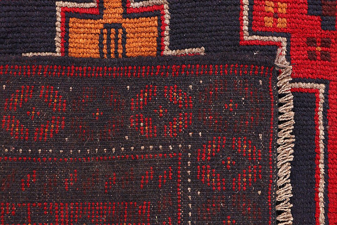 Firebrick Baluchi 3' 5 x 6' 2 - No. 62445