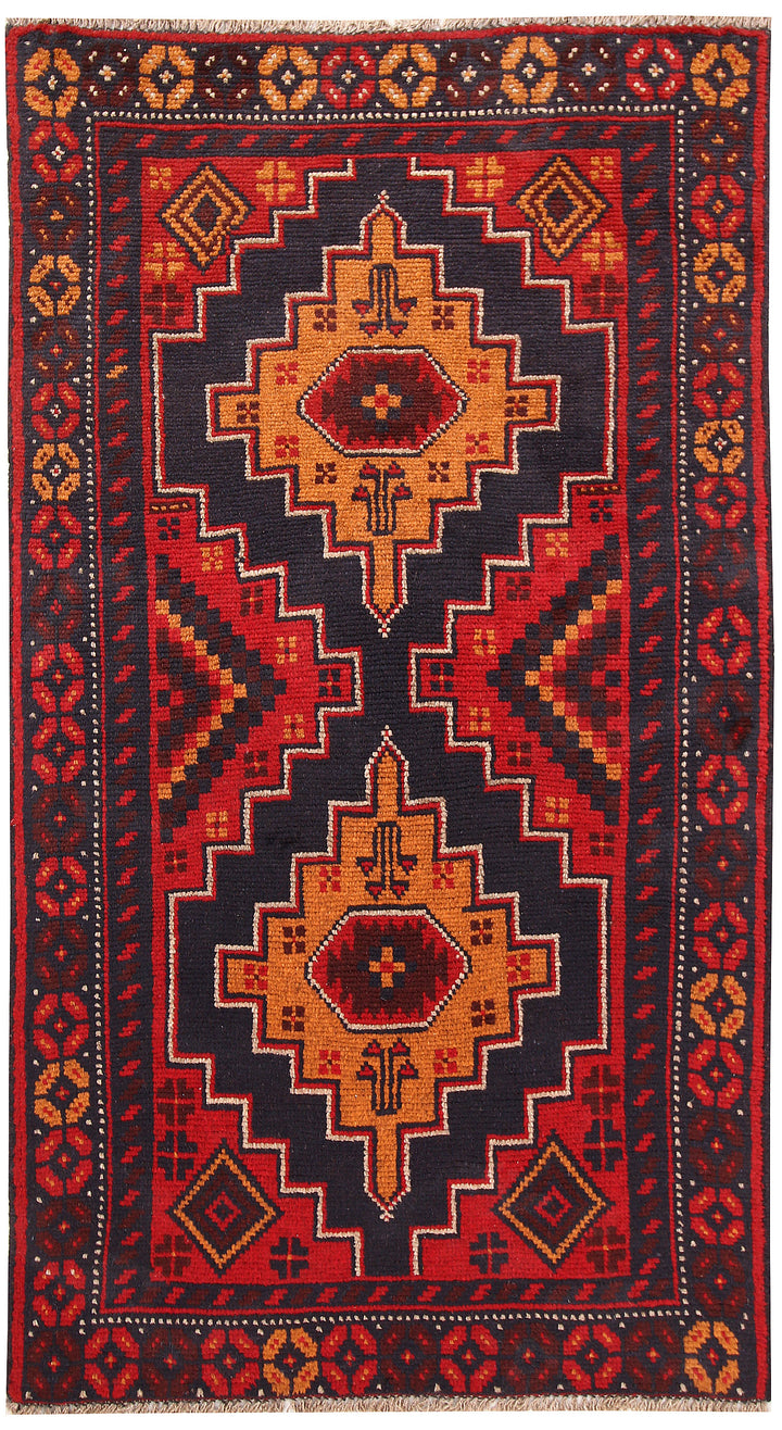 Firebrick Baluchi 3' 5 x 6' 2 - No. 62445