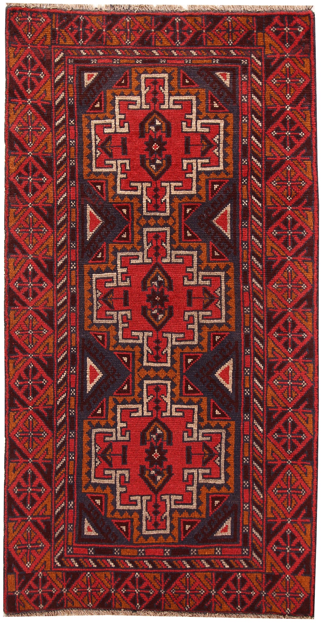 Slate Grey Baluchi 3' 5 x 6' 6 - No. 62457 - ALRUG Rug Store