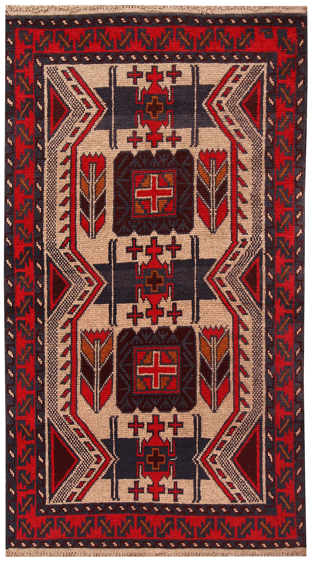 Burlywood Baluchi 3' 7 x 6' 2 - No. 62510 - ALRUG Rug Store