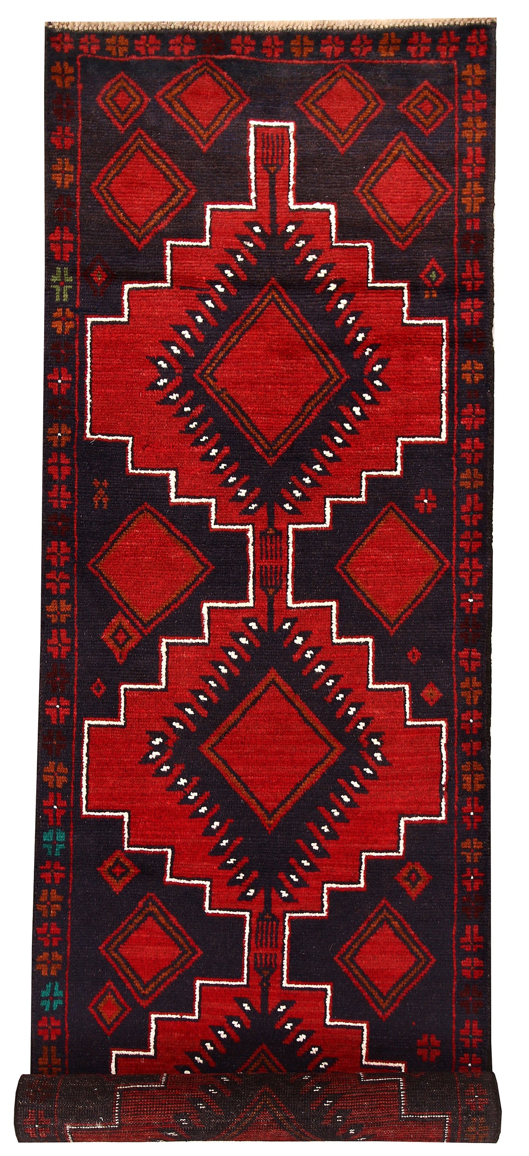 Dark Blue Baluchi 2' 7 x 9' 7 - No. 62525 - ALRUG Rug Store