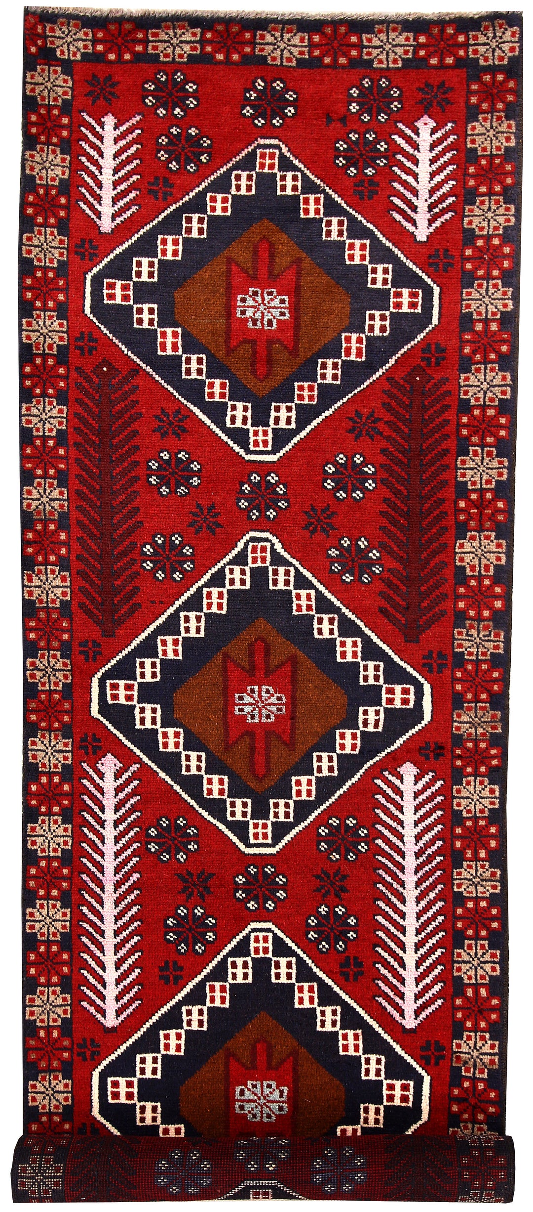 Firebrick Baluchi 2' 7 x 9' 1 - No. 62537 - ALRUG Rug Store