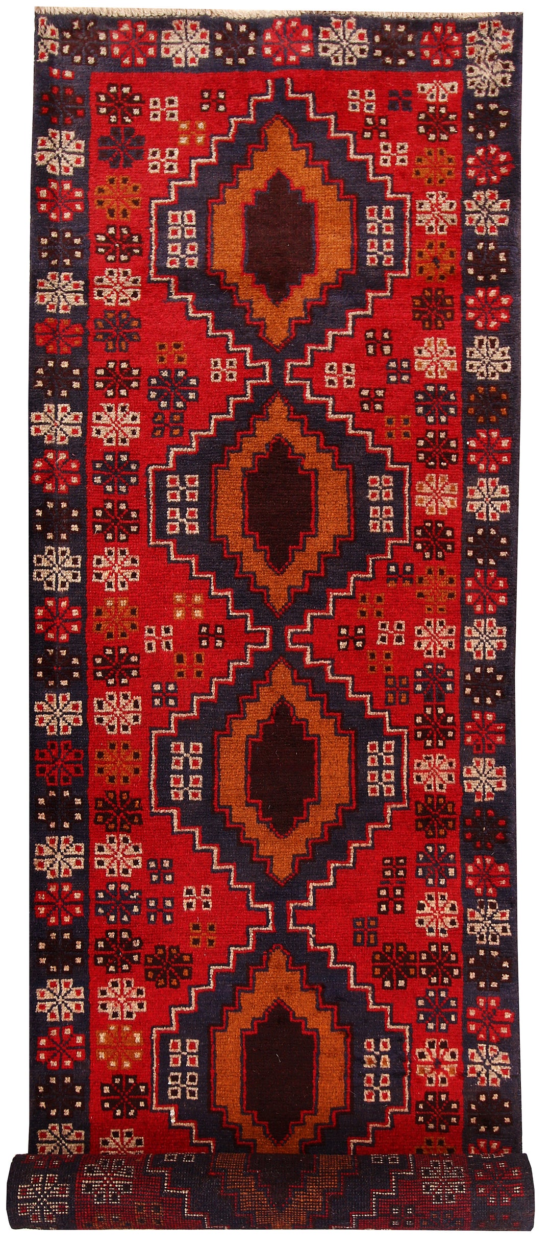 Firebrick Baluchi 2' 7 x 9' 5 - No. 62538 - ALRUG Rug Store