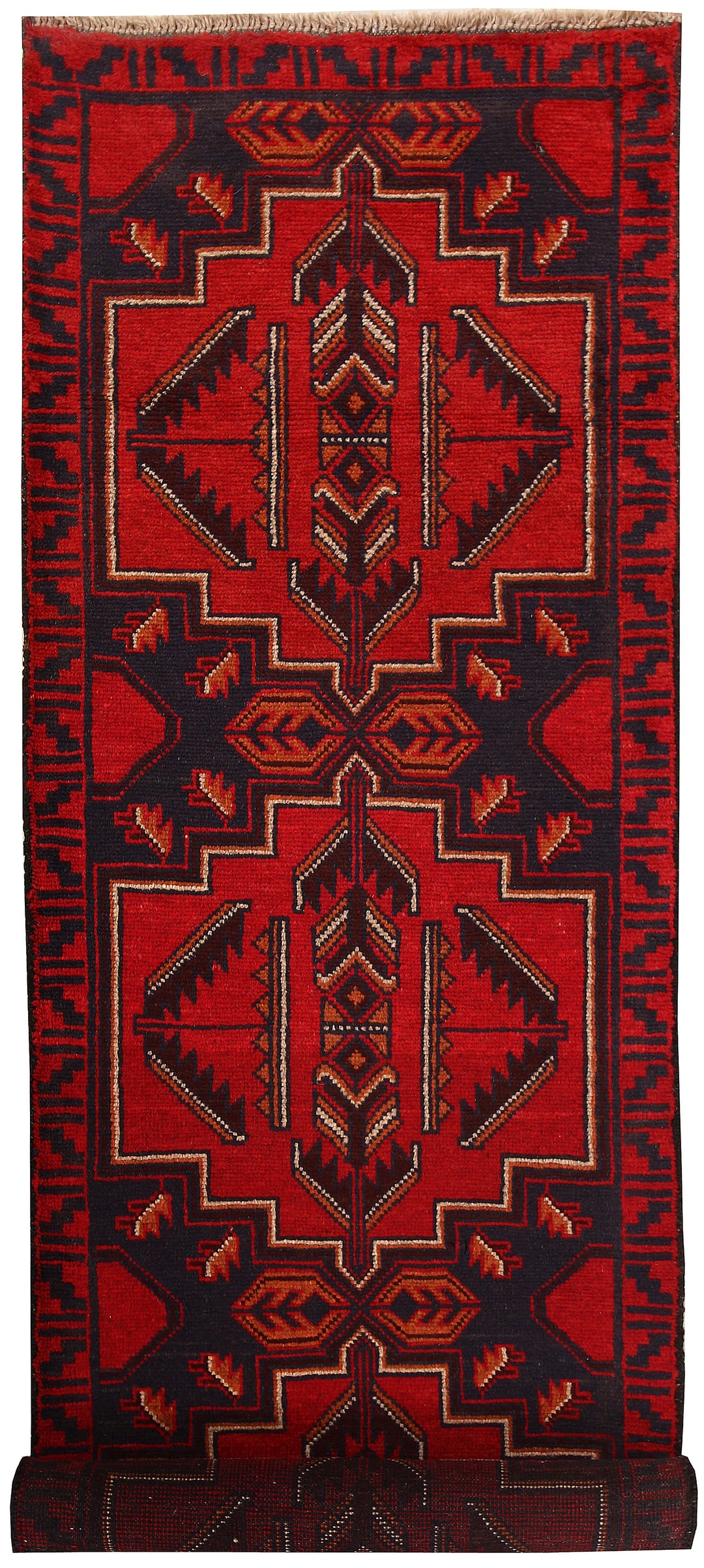 Dark Blue Baluchi 2' 8 x 9' 9 - No. 62559 - ALRUG Rug Store