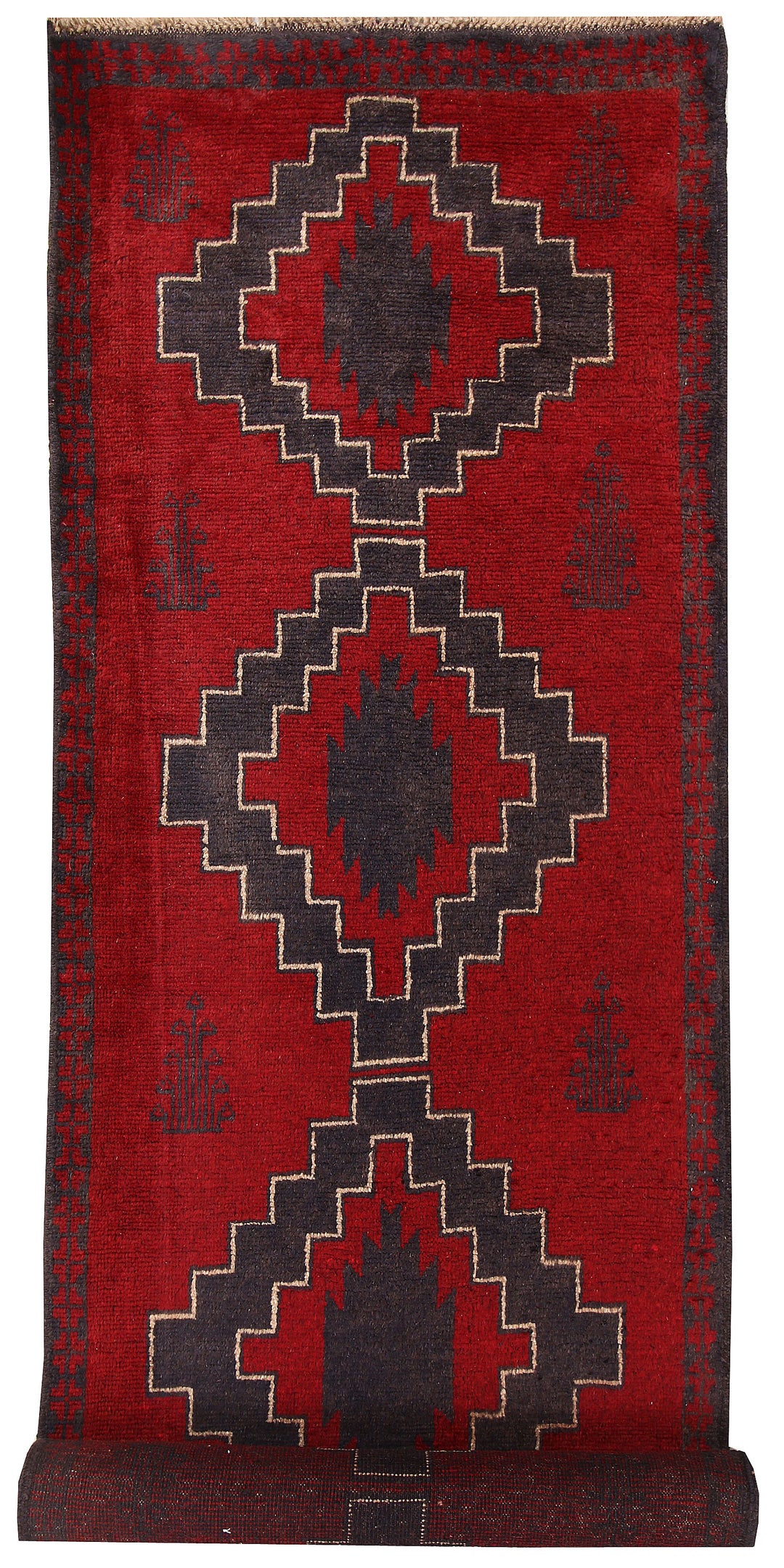 Firebrick Baluchi 2' 11 x 9' 8 - No. 62598 - ALRUG Rug Store