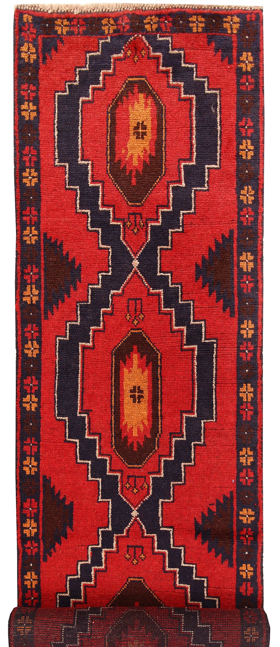 Firebrick Baluchi 2' 7 x 10' 2 - No. 62646 - ALRUG Rug Store
