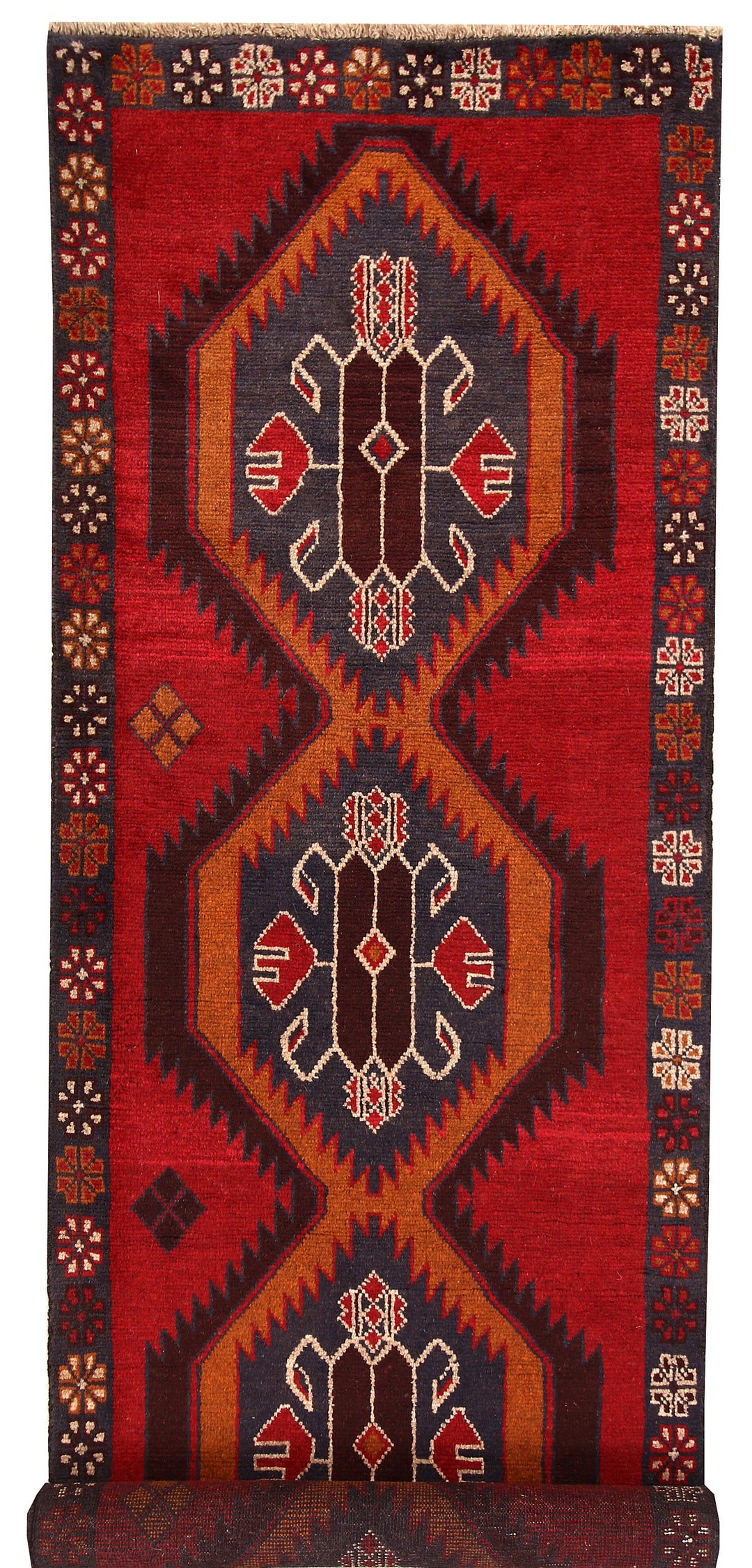 Firebrick Baluchi 2' 10 x 9' 5 - No. 62650 - ALRUG Rug Store