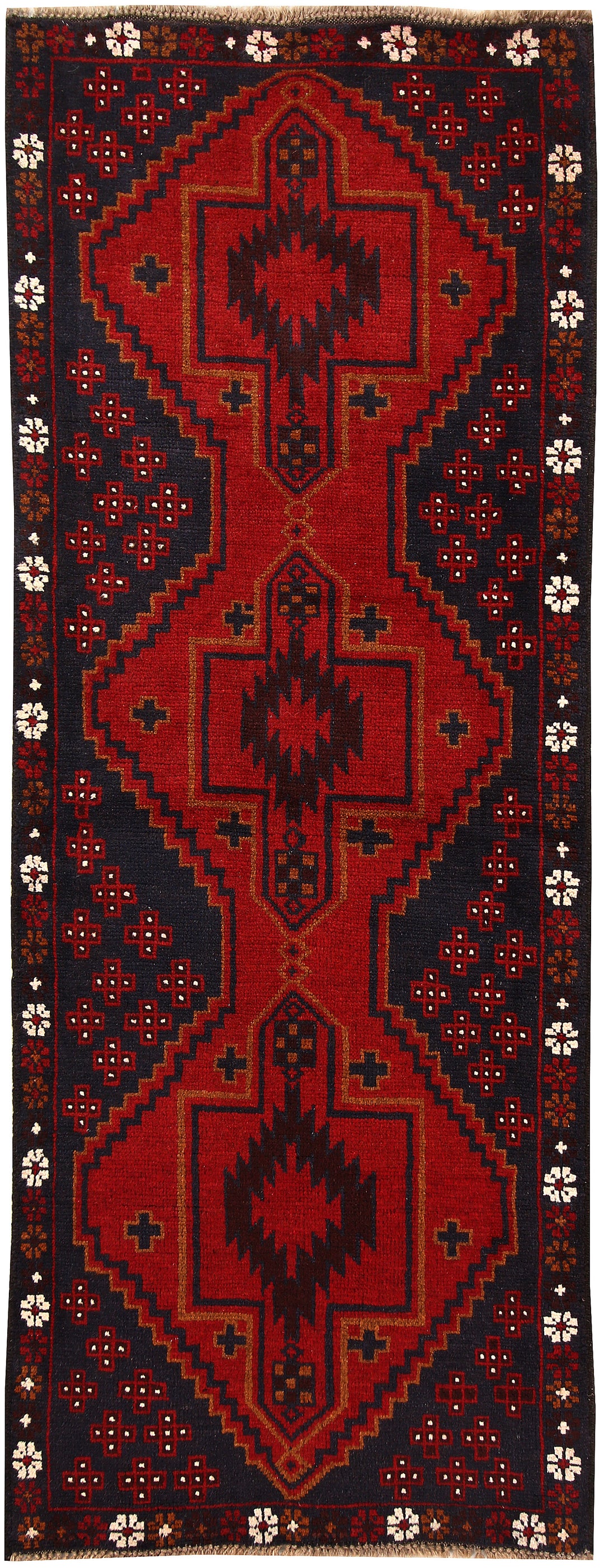 Dark Blue Baluchi 2' 7 x 6' 8 - No. 62665 - ALRUG Rug Store