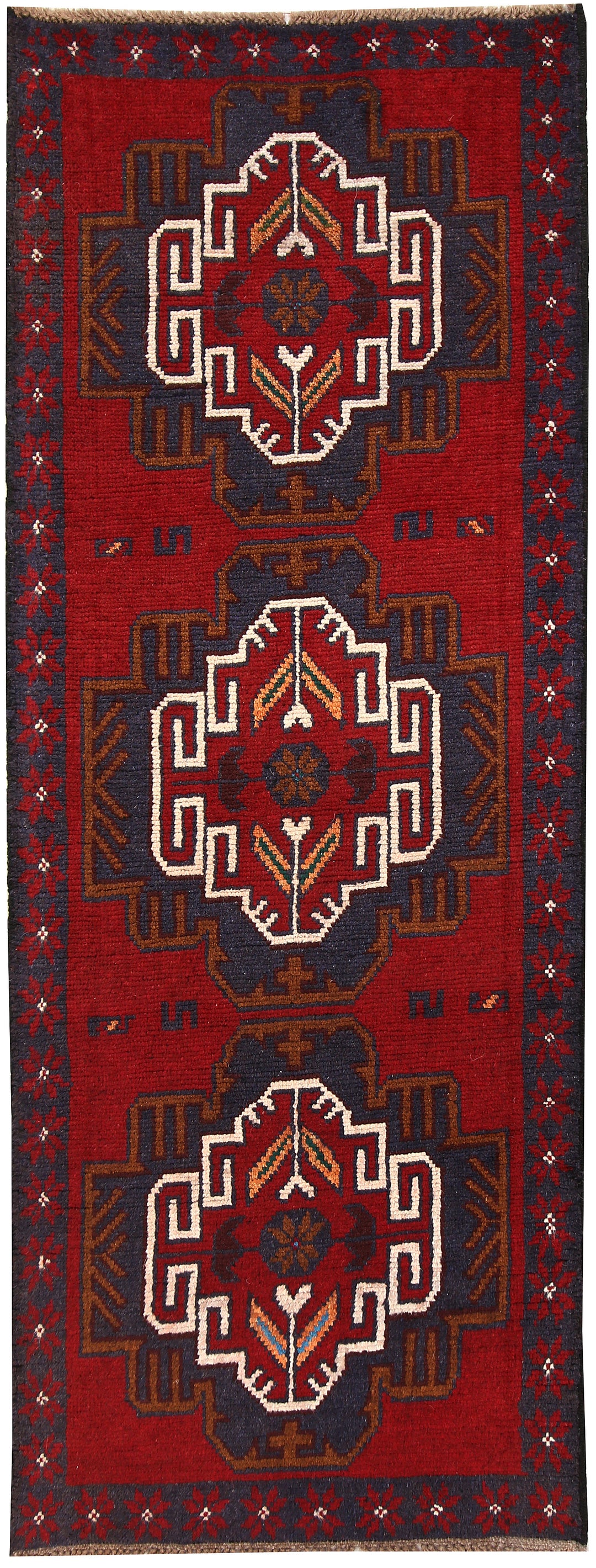 Firebrick Baluchi 2' 4 x 6' 6 - No. 62667 - ALRUG Rug Store