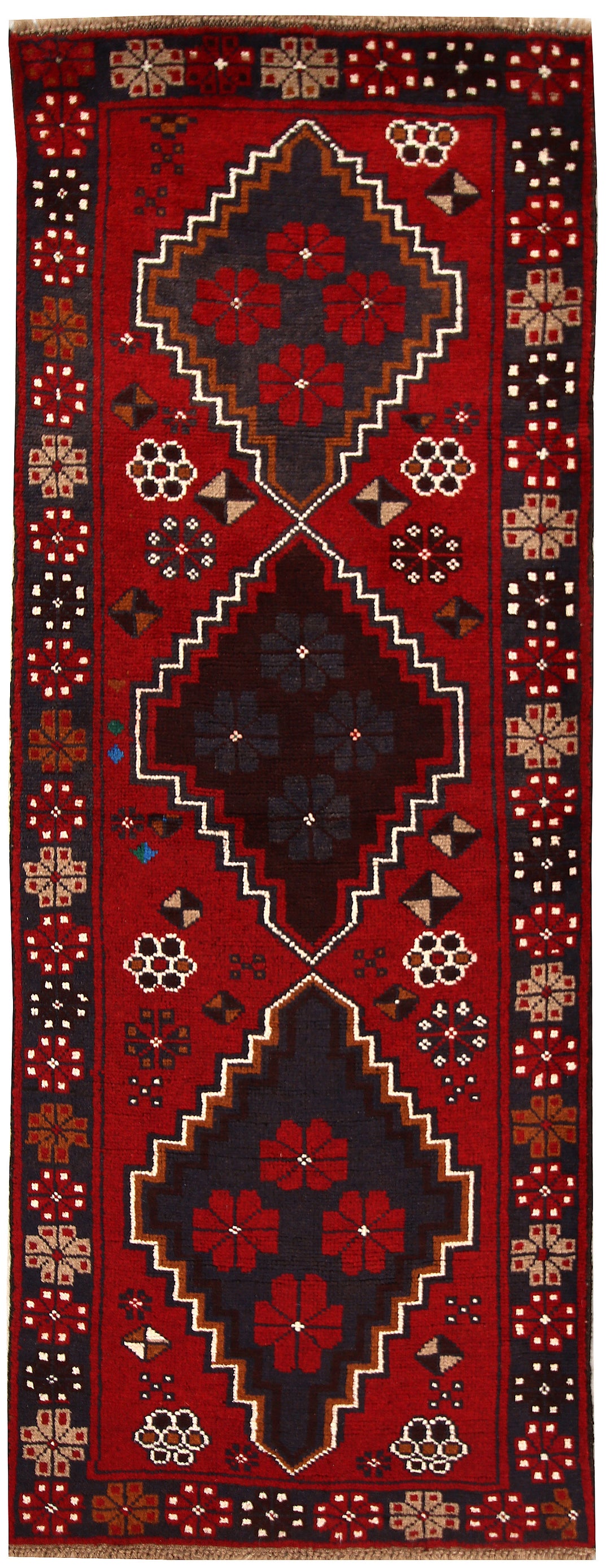 Firebrick Baluchi 2' 6 x 6' 8 - No. 62698 - ALRUG Rug Store